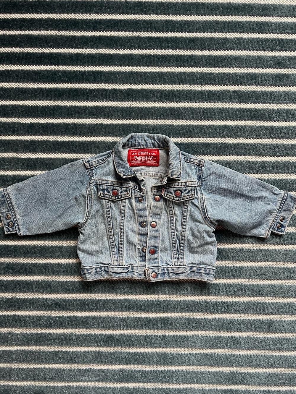 Vintage 80s/90s Levi Red Label Baby Denim Jacket 18mo